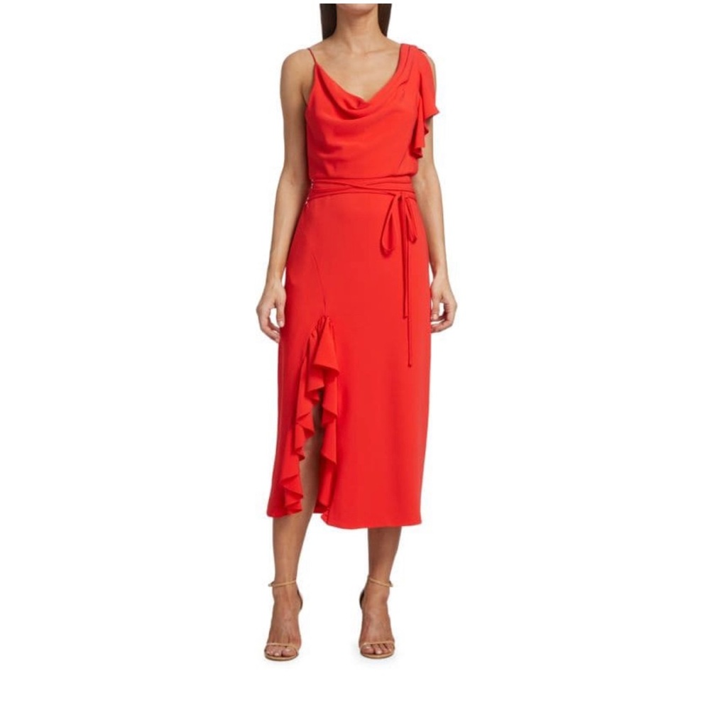 Cinq à Sept - Lavonne MIDI-Dress - Chili Pepper color - size 8